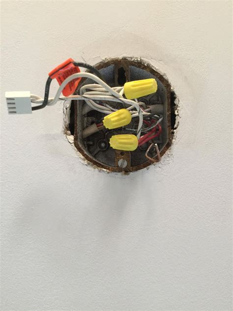 junction box fell out of ceiling|plastic junction ceiling repair.